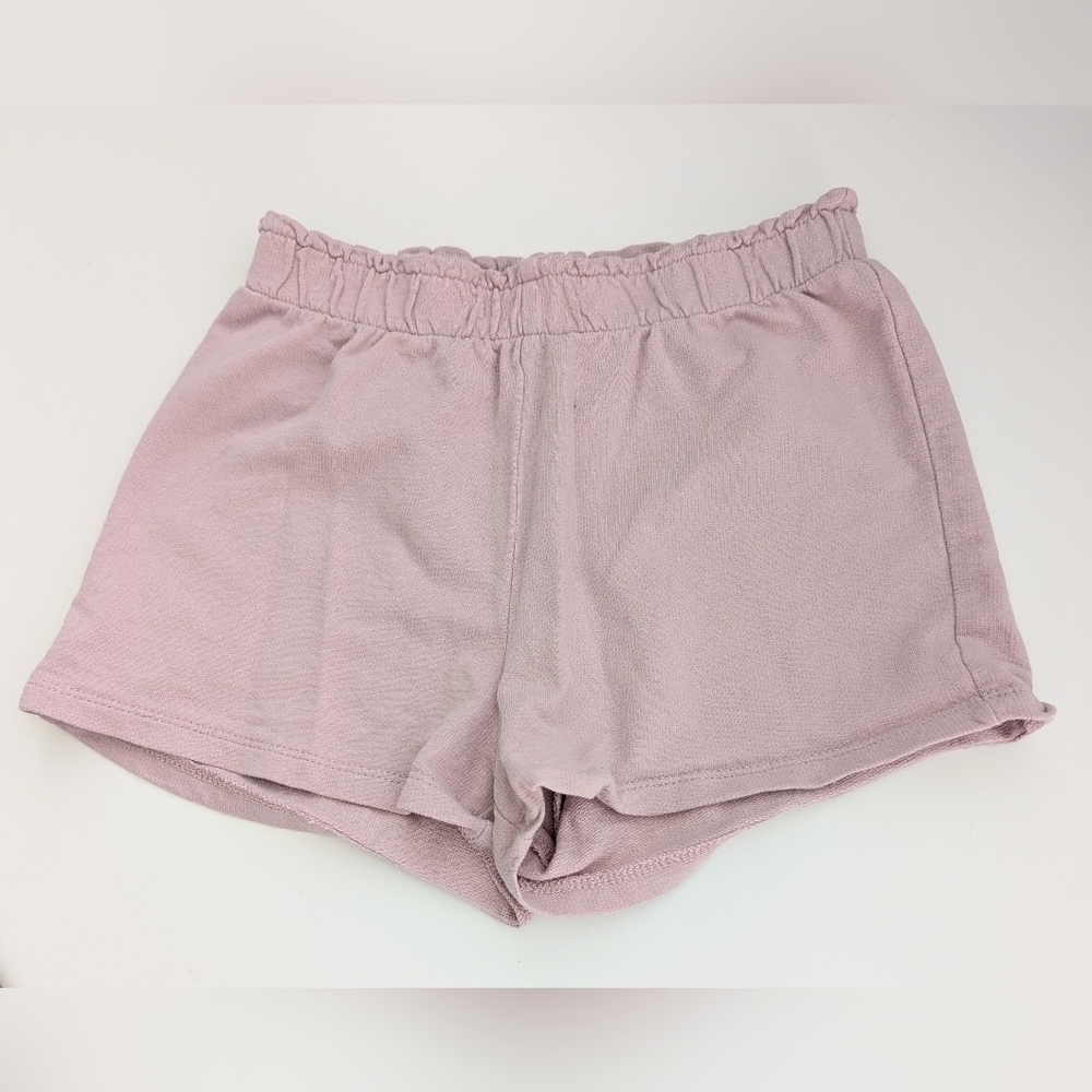 H&M Girls' (Size 7) Light/Pastel Pink 100%Cotton Shorts w/Elastic Waist